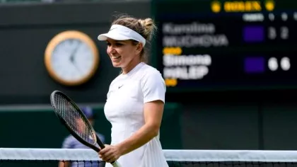 Simona Halep – Magdalena Frech 6-4, 6-1, în turul 3 la Wimbledon 2022....