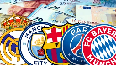 Clasamentul banilor in fotbalul european Cum arata Top 10 al granzilor si de unde vin sutele de milioane de euro