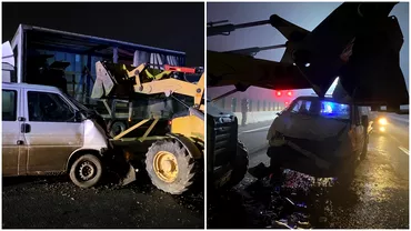Primul accident pe autostrada inca nedeschisa Campia Turzii  Chetani Mai multe persoane ranite