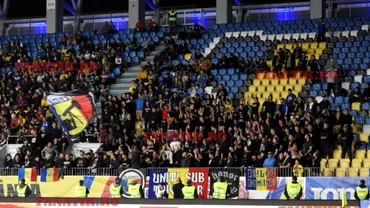 Ultrasii din grupul Uniti sub tricolor au comiso din nou Scandari xenofobe la Romania U21  Ucraina U21