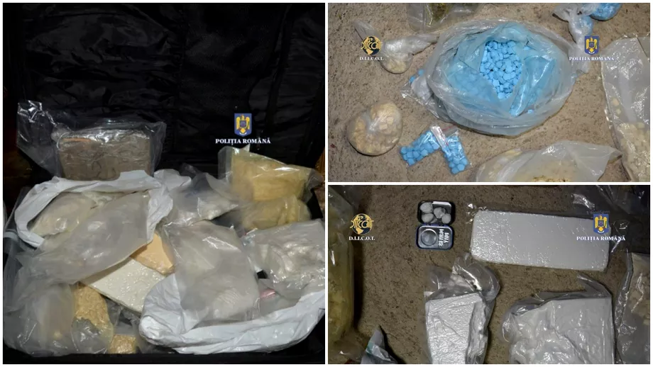 Captura uriasa de droguri a politistilor Peste 30 de kilograme de cocaina si pulbere psihoactiva gasite la 3 barbati din Arad