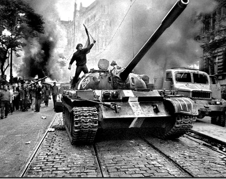 Cehii au luptat până la capăt în timpul invaziei din 1968 (sursa facebook.com)