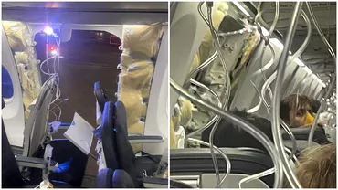 Clipe de groaza pentru 177 de pasageri ai unui zbor Fereastra avionului a explodat la 5000 de metri altitudine Video