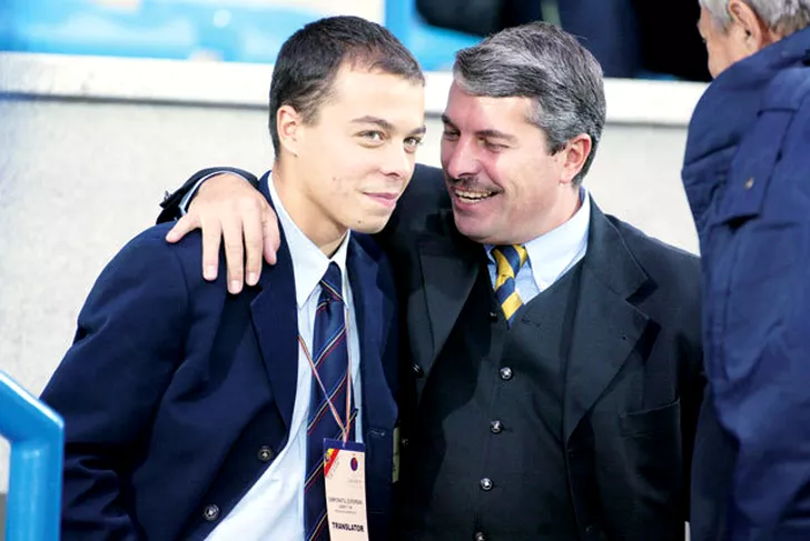 Vasile Avram și fiul său Marius