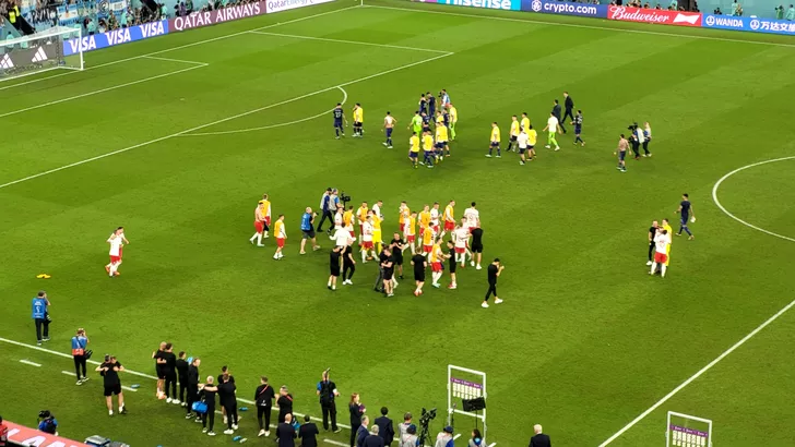 Bucuria polonezilor la final de meci. Sursa: Fanatik