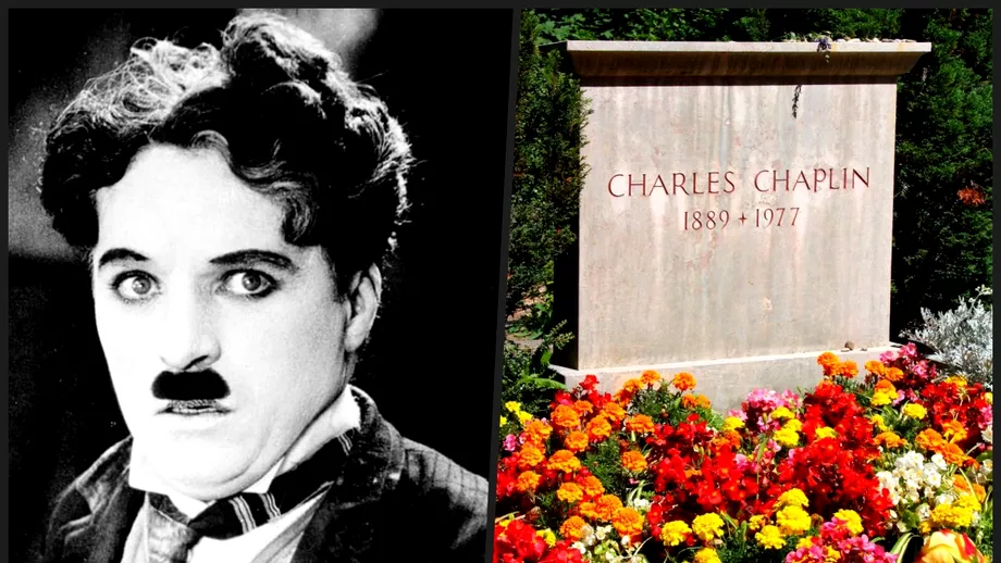 Charlie Chaplin sa stins in somn in ziua de Craciun Cadavrul ia fost furat hotii au uitat unde lau ingropat crescuse porumbul peste el