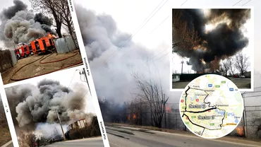 Incendiu puternic la un centru REMAT din Glina Nu au fost inregistrate victime Reactia lui Octavian Berceanu si anuntul ANM despre norul de fum  Update