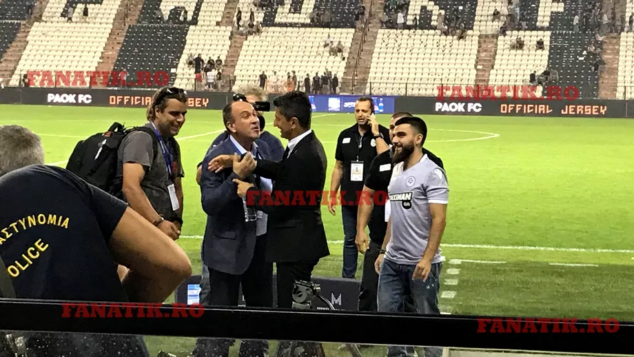 George fiul lui Ivan Savvidis primul care la felicitat pe Razvan Lucescu dupa PAOK  AEK 20 Imagini exclusive cu bucuria miliardarului