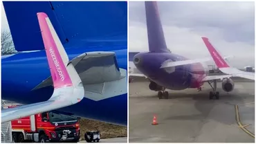 Coliziune intre doua avioane pe Aeroportul Suceava Momentul ciocnirii filmat de martori Reactia Wizz Air Update