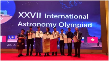Ei sunt elevii olimpici ai Romaniei Au castigat medalii de aur argint si bronz la Olimpiada Internationala de Astronomie