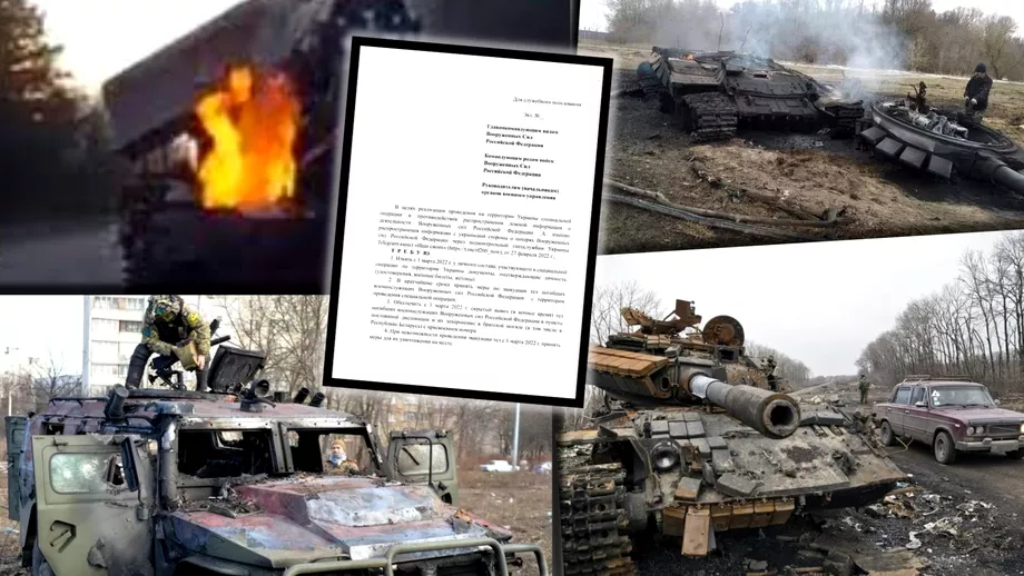 Ministerul Apararii al Federatiei Ruse a ordonat distrugerea cadavrelor militarilor care au murit in Ucraina Document oficial