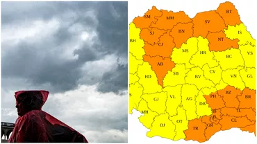 Romania lovita de fenomene extreme la inceput de aprilie ANM a emis alerte cod galben si portocaliu