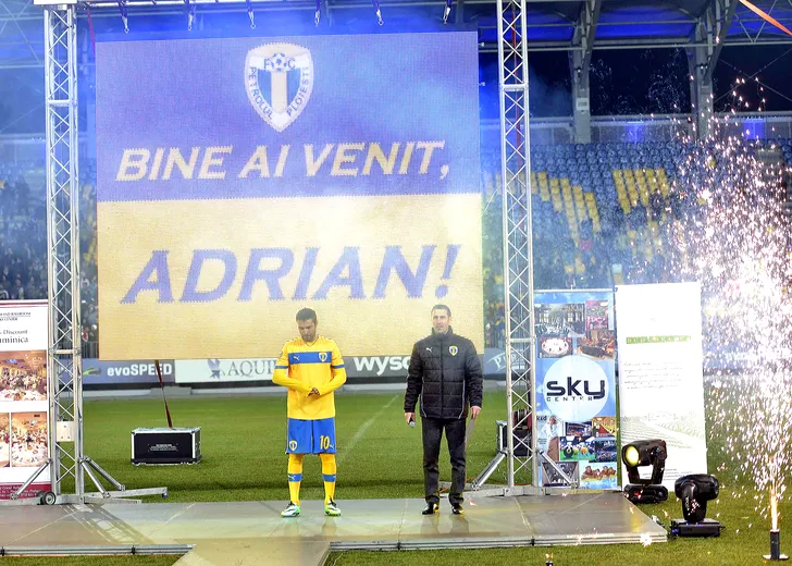 FOTBAL:PREZENTARE ADRIAN MUTU LA FC PETROLUL PLOIESTI (14.01.2014)