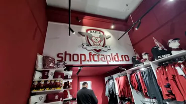 Reportaj Fanatik de la deschiderea noului Fan Shop Rapid Impresiile lui Sapunaru Bergodi si ale legendelor Giulestiului