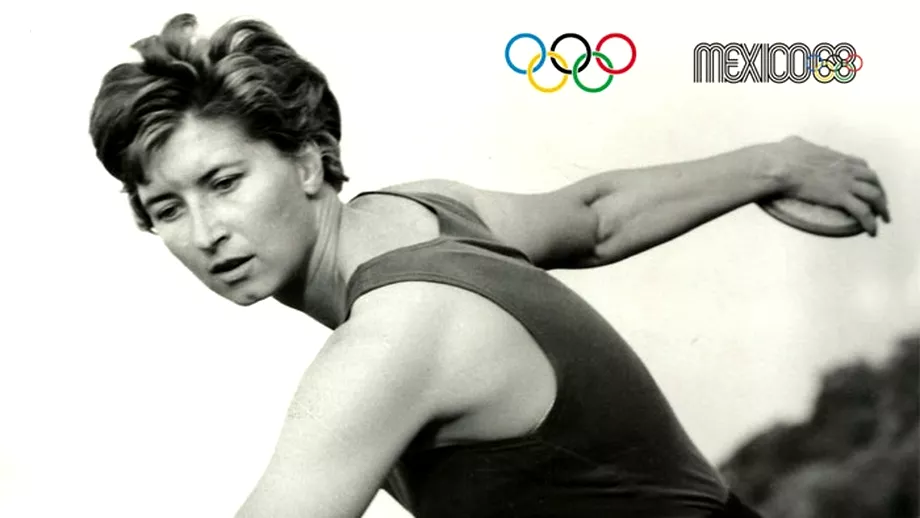 Lia Manoliu campioana olimpica la aruncarea discului in 1968 Prima atleta din lume care a mers la sase editii ale JO