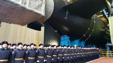 Occidentul se pregateste de razboi nuclear Putin lanseaza un nou submarin purtator de rachete balistice intercontinentale