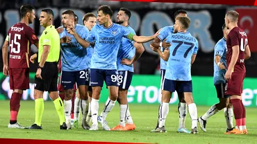 Scandal la vestiare la pauza meciului CFR Cluj  Adana 11 Au tabarat pe arbitru
