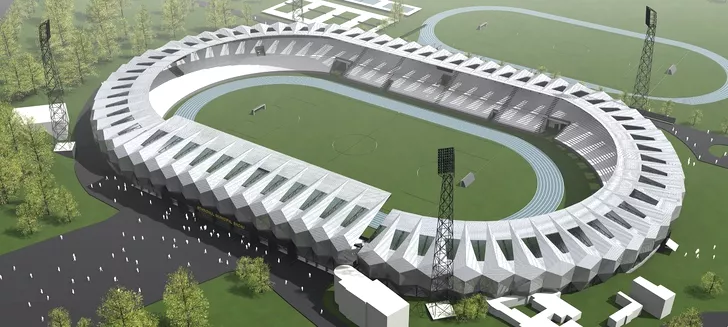 Noul stadion din Bacău 