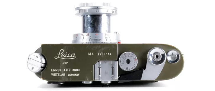 Leica M4 - sursa foto: Wetzlar Camera Auctions.