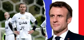Emmanuel Macron protagonist intrun meci caritabil A inscris din penalty chiar sub privirea lui Arsene Wenger Video