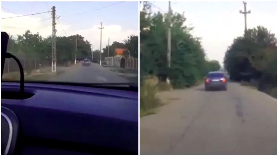 Video Focuri de arma in Dolj Politistii pe urma unui copil de 15 ani aflat la volanul unei masini