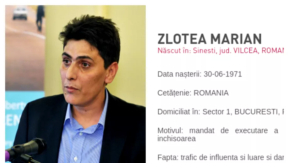 Fostul europarlamentar PDL Marian Zlotea fugit din Romania dupa condamnare sa predat in Italia