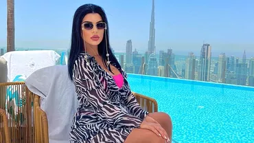 Andreea Tonciu aparitie incendiara in costum de baie Bruneta a facut show pe plajele din Dubai