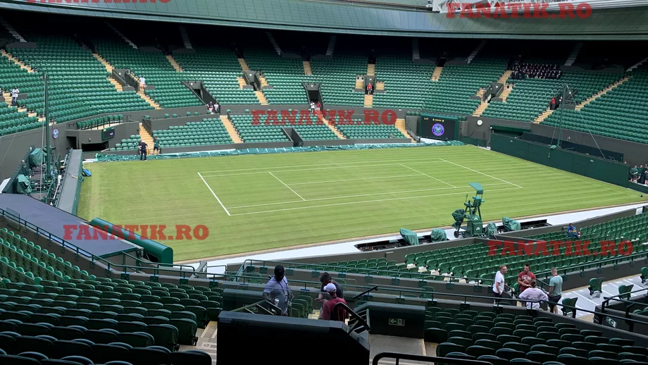Aici joaca Simona Halep meciul de debut la Wimbledon Court 1 care e de fapt terenul 2 are un zid viu acoperis retractabil si aduce a OZN Galerie FOTO