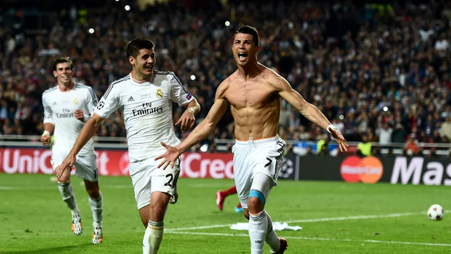 FOTO  Culturistii din fotbal Ronaldo Balotelli si Hulk au facut ISTORIE cu celebrarile din timpul meciurilor