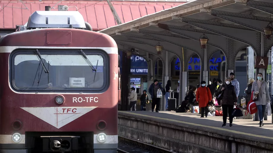 De ce a fost suspendat trenul care leaga aeroportul Otopeni de Gara de Nord