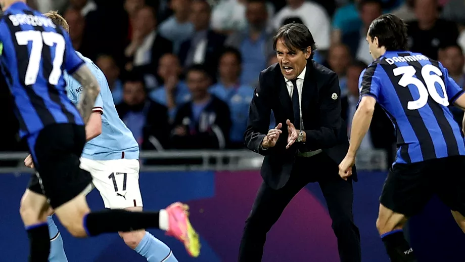 Simone Inzaghi isi scoate palaria in fata jucatorilor lui Inter care au facut un meci aproape perfect in finala cu City Au fost grozavi