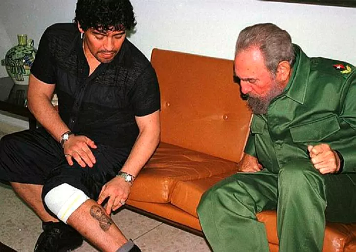 Diego Maradona si Fidel Castro