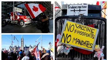 Camionagiii blocheaza Canada pentru a douasprezecea zi consecutiv Justin Trudeau Trebuie sa inceteze