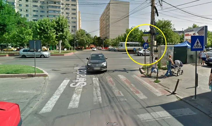 Strada Mizil, vedere spre bulevardul Theodor Pallady. Sursa foto: Google Maps.