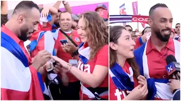 Un costarican sia cerut iubita in casatorie dupa victoria cu Japonia A fost atins de efectul Fuller Video