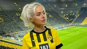 Kim Schiele regina Borussiei Dortmund vrea cu orice pret sal faca bine pe un fotbalist accidentat Asistenta ta favorita Foto