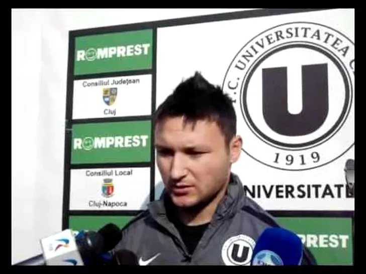 Un fost jucăptor de la U Cluj şi Rapid se retrage la 29 de ani. Sebastian Cojocnean spune adio fotbalului după o accidentare gravă la genunchi. Se apucă de afaceri