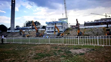 A inceput demolarea stadionului Farul Moment istoric