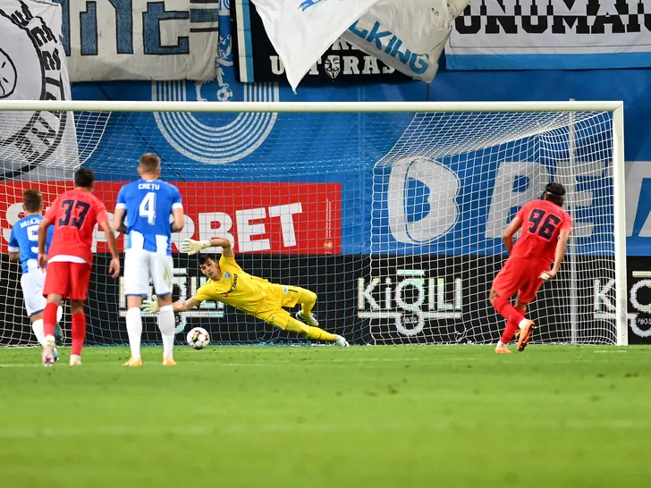 Andrea Compagno a marcat golul egalizator în meciul cu U Craiova. Sursa: sportpictures.eu