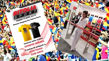Bitolia Sport da startul spre EURO cu noile tricouri Suporteri Romania Germania venim Hai Romania