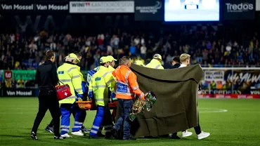 RKC Waalwijk  Ajax la un pas de tragedie Portarul sa lovit la cap si a fost resuscitat pe teren