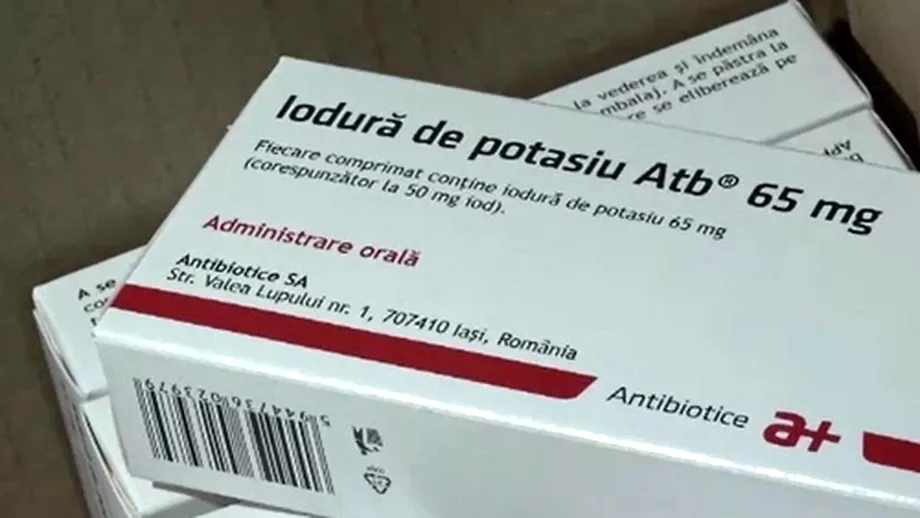 Ministerul Sanatatii sa razgandit Nu se mai distribuie pastilele cu iod