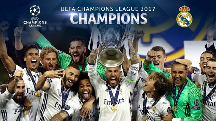 Real Madrid sărbătorește câștigarea Ligii Campionilor în 2017