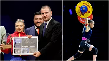 Performanta pentru Romania Mihaela Valentina Cambei a fost desemnata halterofila anului
