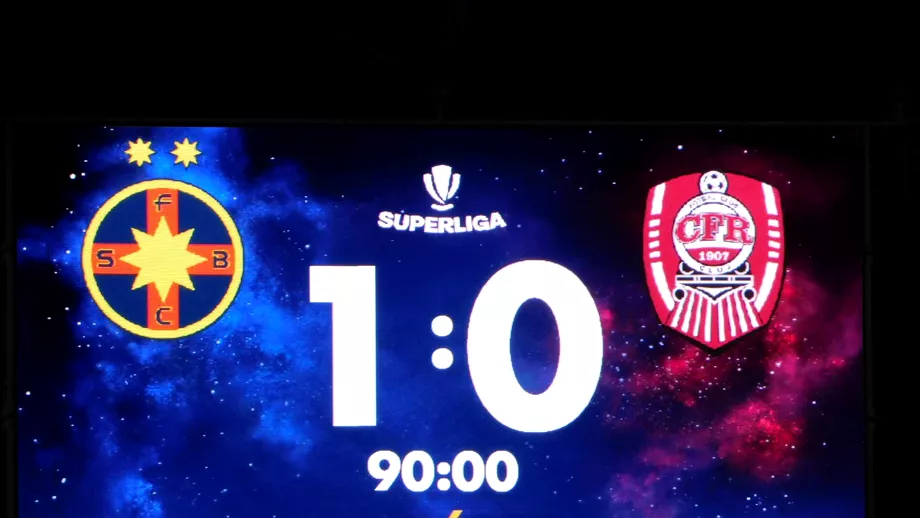 FCSB  CFR  Cluj 10 etapa 4 din SuperLiga Compagno aduce punctele la revenirea pe Ghencea