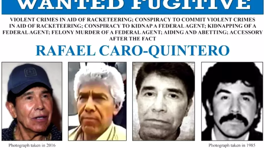 Traficantul traficantilor a fost prins in Mexic Rafael Caro Quintero a fost gasit de un caine politist