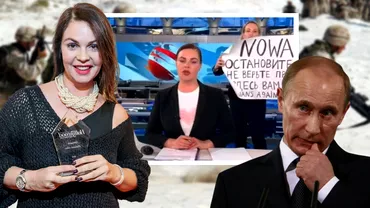 Cine este prezentatoarea TV din Rusia care a fost intrerupta in direct de jurnalista cu mesajul antirazboi Ce a spus Vladimir Putin despre idila cu ea