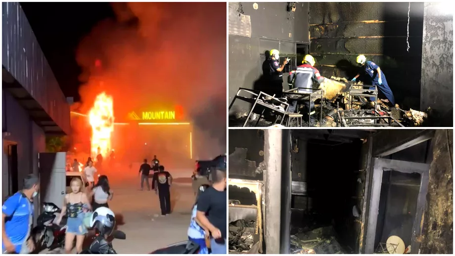 Incendiu intrun club de noapte soldat cu 13 morti si 40 de raniti Tragedia a avut loc in Thailanda Video