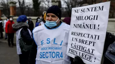 Greva profesorilor continua si miercuri Premierul Nicolae Ciuca si Marcel Ciolacu asteptati miercuri cu o solutie la cererile sindicatelor Update