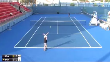 Momente incredibile la un turneu de 15000 de dolari la Doha Un jucator de tenis nu a castigat niciun punct tot meciul VIDEO